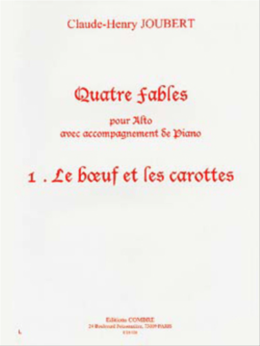 Fables (4), No. 1 Le Boeuf et les carottes