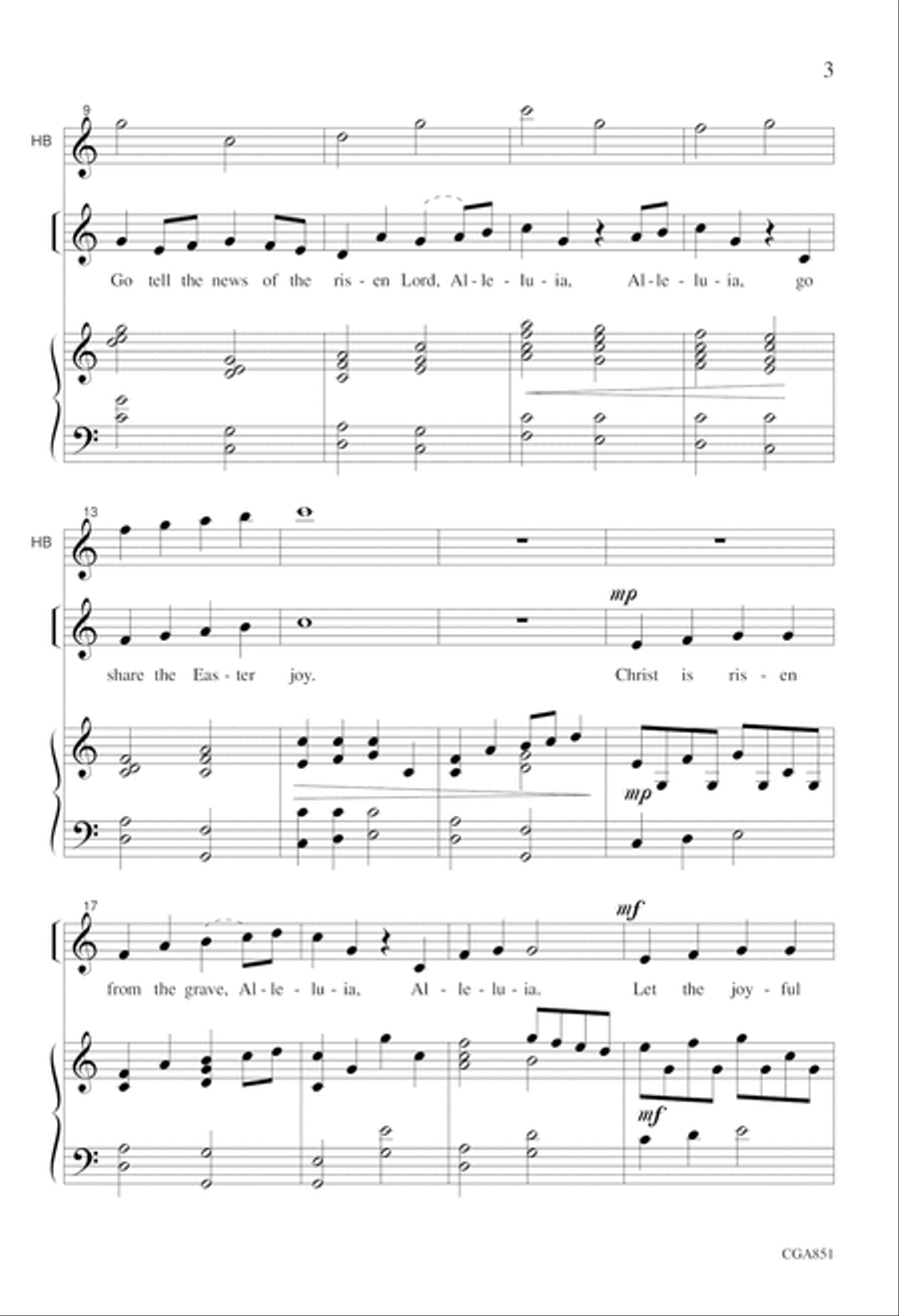 Share the Easter Joy Share the Easter Joy Choir scores gallery preview page 3