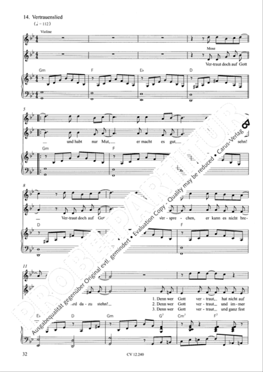 Israel in Agypten Children's Choir scores gallery preview page 33