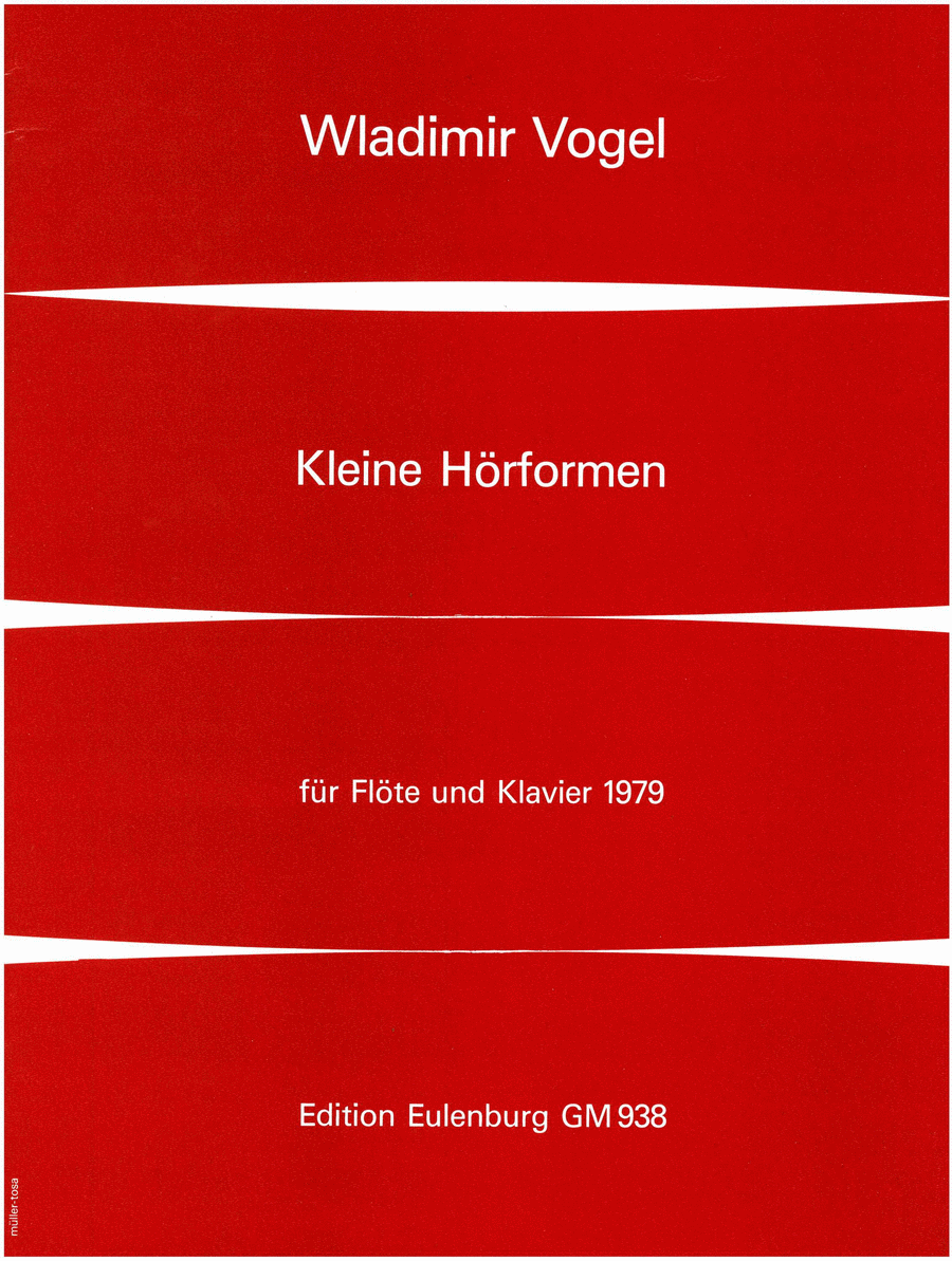 Kleine Hörformen (Small sound forms) Flute Solo scores gallery preview page 1