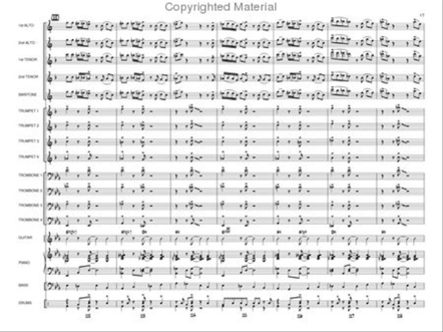 Ace High Jazz Ensemble scores gallery preview page 16
