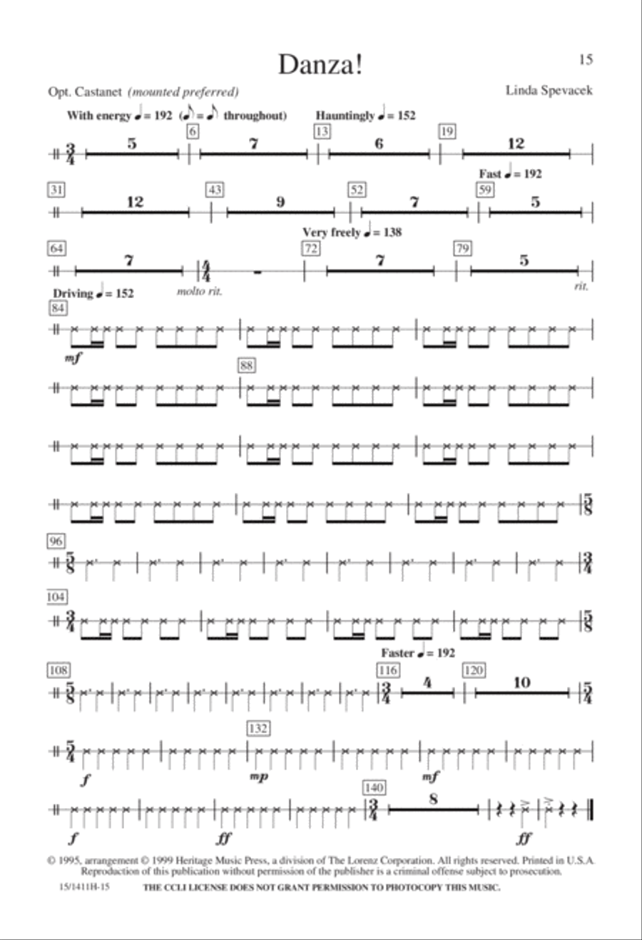 Danza! SSA scores gallery preview page 15