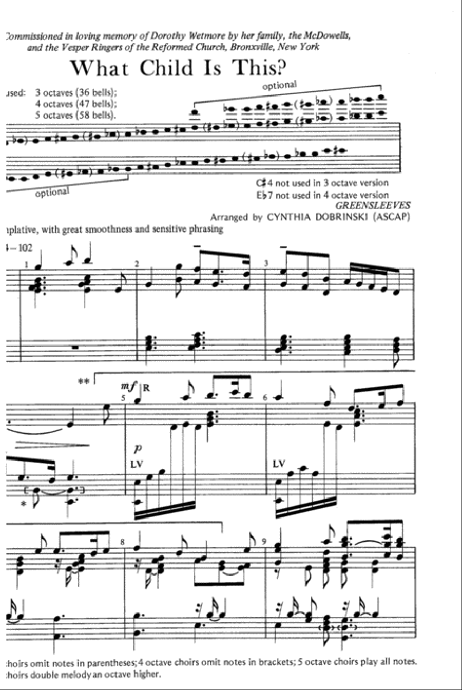What Child is This? What Child is This? 5-Octaves scores gallery preview page 9