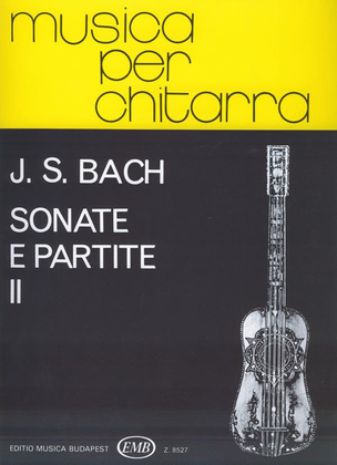 Book cover for Sonate e Partite BWV 1001-1006 II