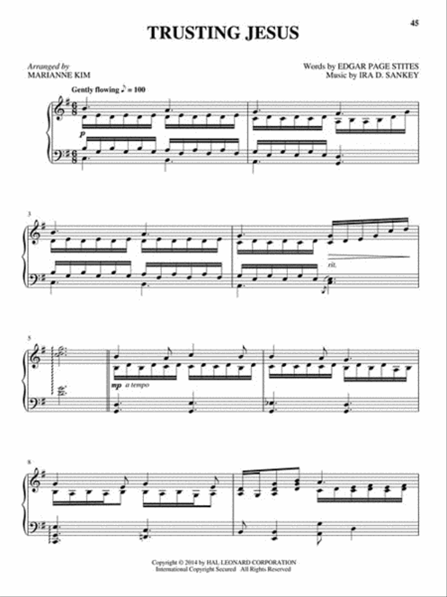 Contemporary Hymn Stylings Piano Solo scores gallery preview page 7