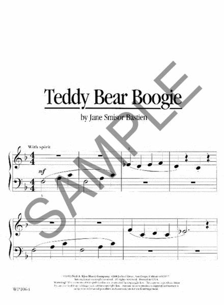 Teddy Bear Boogie
