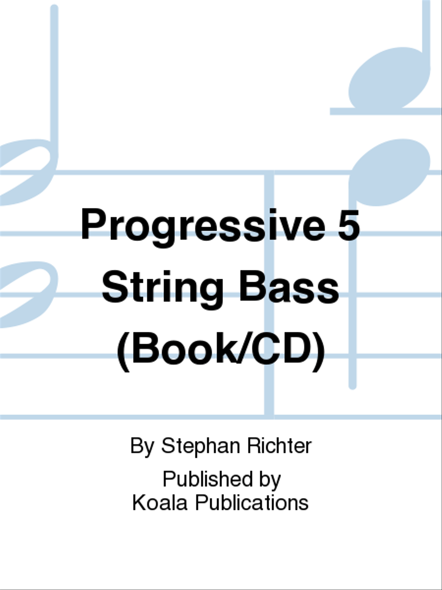 Progressive 5 String Bass (Book/CD) Double Bass scores gallery preview page 1