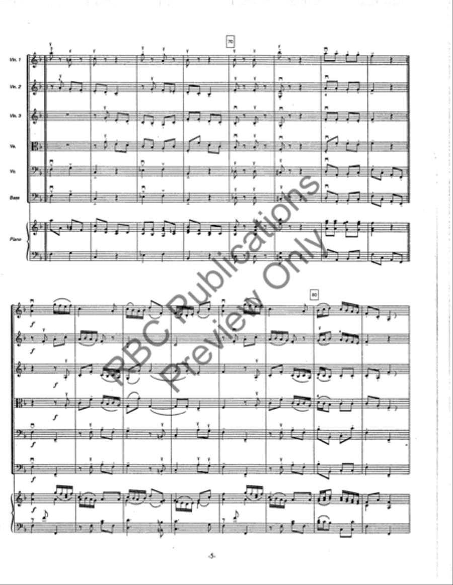 Rondo Divertimento Rondo Divertimento String Orchestra scores gallery preview page 5