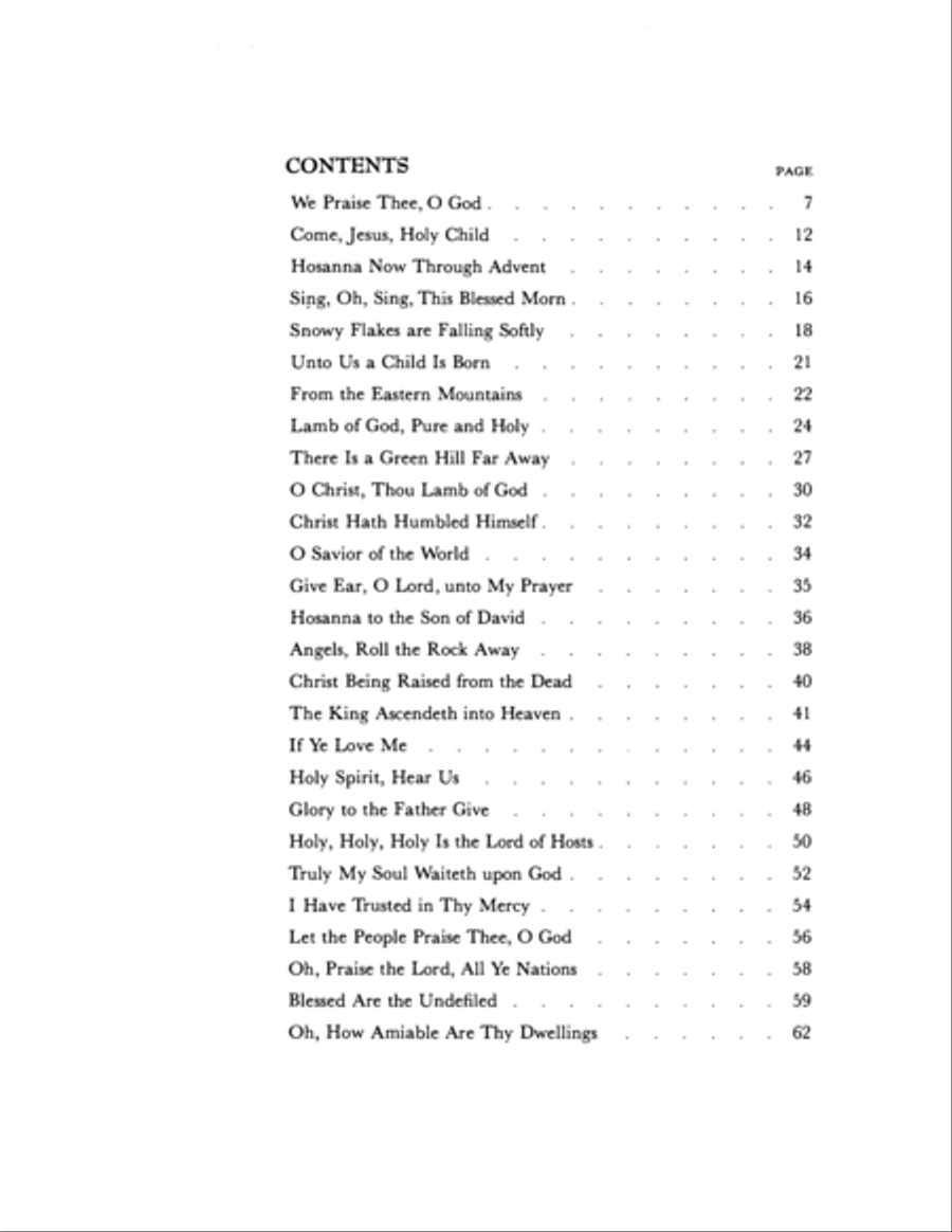 We Praise Thee, Part I Unison Choir scores gallery preview page 6