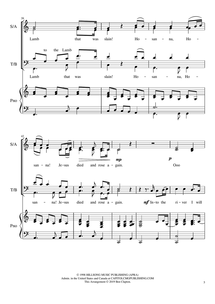 What The Lord Has Done In Me 4-Part scores gallery preview page 5