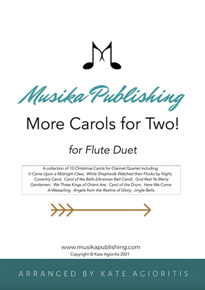 More Carols for Two - Flute Duet