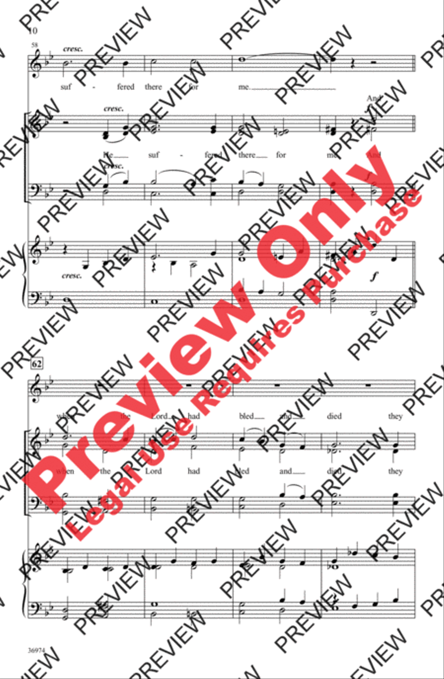 He's Gonna Rise, My Soul to Save! 4-Part scores gallery preview page 10