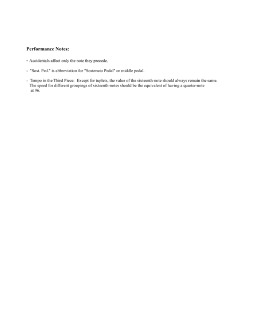 Five Piano Pieces Piano Solo scores gallery preview page 3