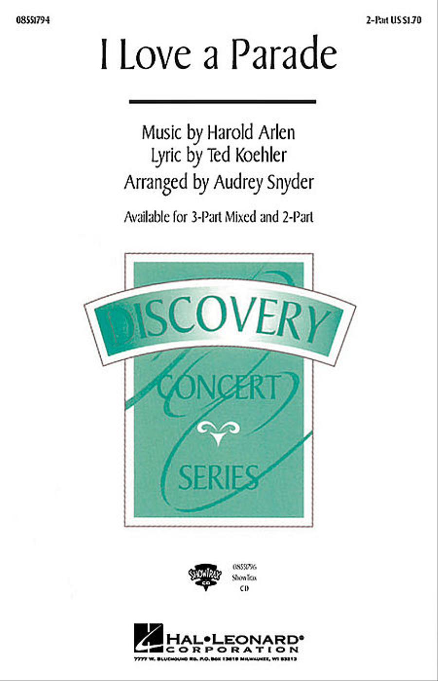 I Love a Parade Choir scores gallery preview page 1