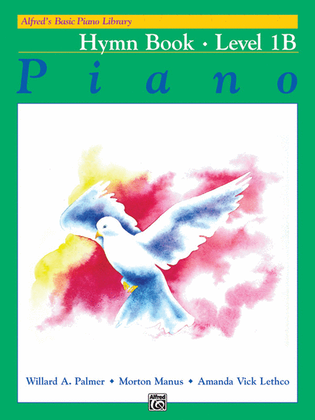 Book cover for Alfred's Basic Piano Course Hymn Book, Level 1B