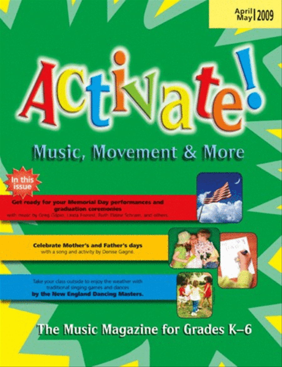 Activate! Apr/May 09 Unison Choir scores gallery preview page 1