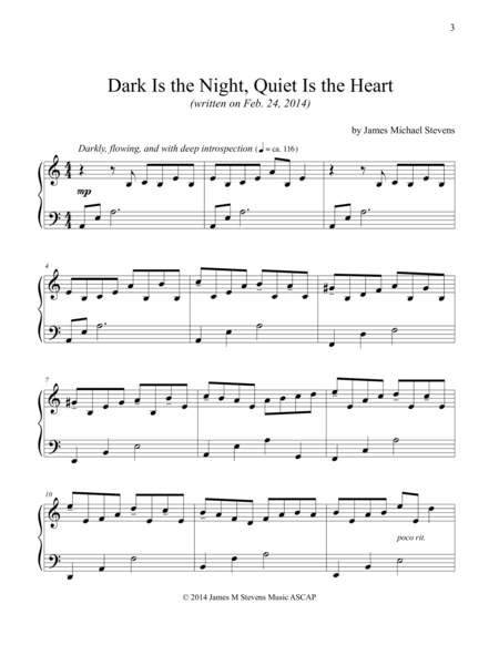 Dark Is the Night, Quiet Is the Heart image number null