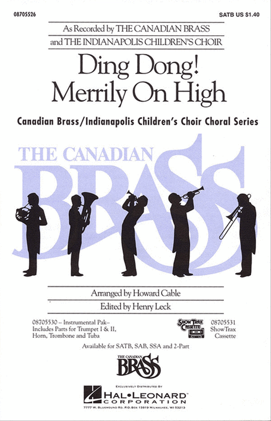 Ding Dong! Merrily on High 4-Part scores gallery preview page 1
