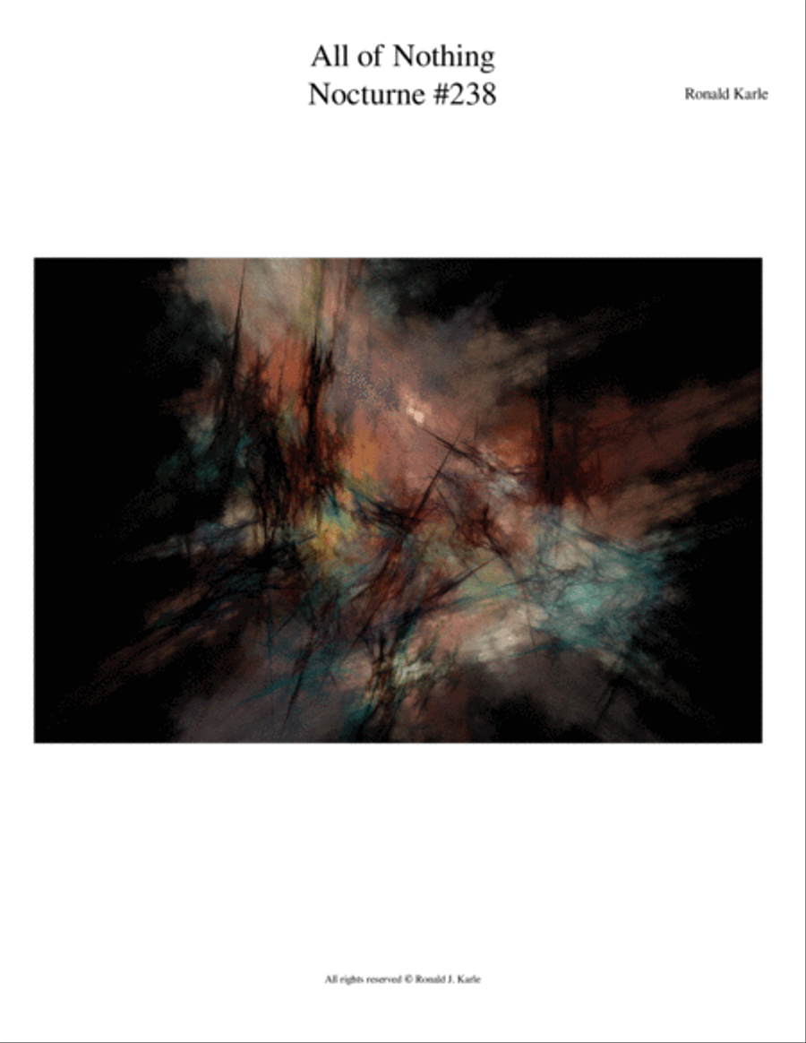 All of Nothing Nocturne #238 Piano Method scores gallery preview page 1