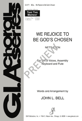 Book cover for We Rejoice to Be God's Chosen