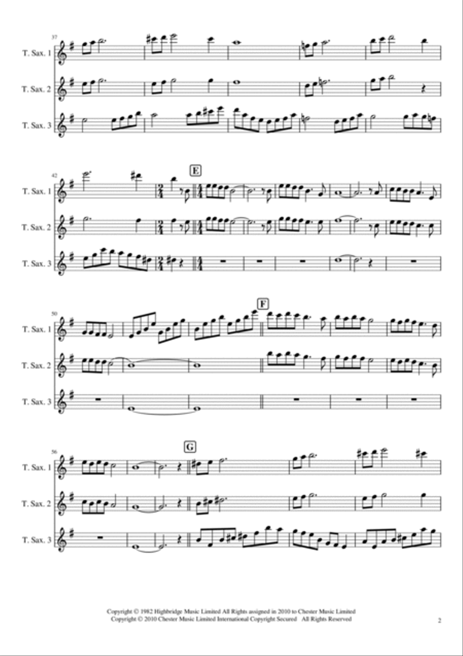 Walking In The Air Woodwind Duet scores gallery preview page 2