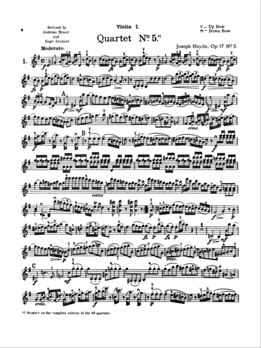 Thirty Celebrated String Quartets, Volume 1 String Quartet scores gallery preview page 5