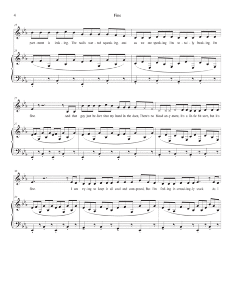 Fine Voice Solo scores gallery preview page 4