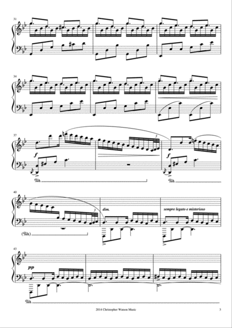 Hameln (from 'Fairy Tale Suite') - for Solo Piano Piano Solo scores gallery preview page 4