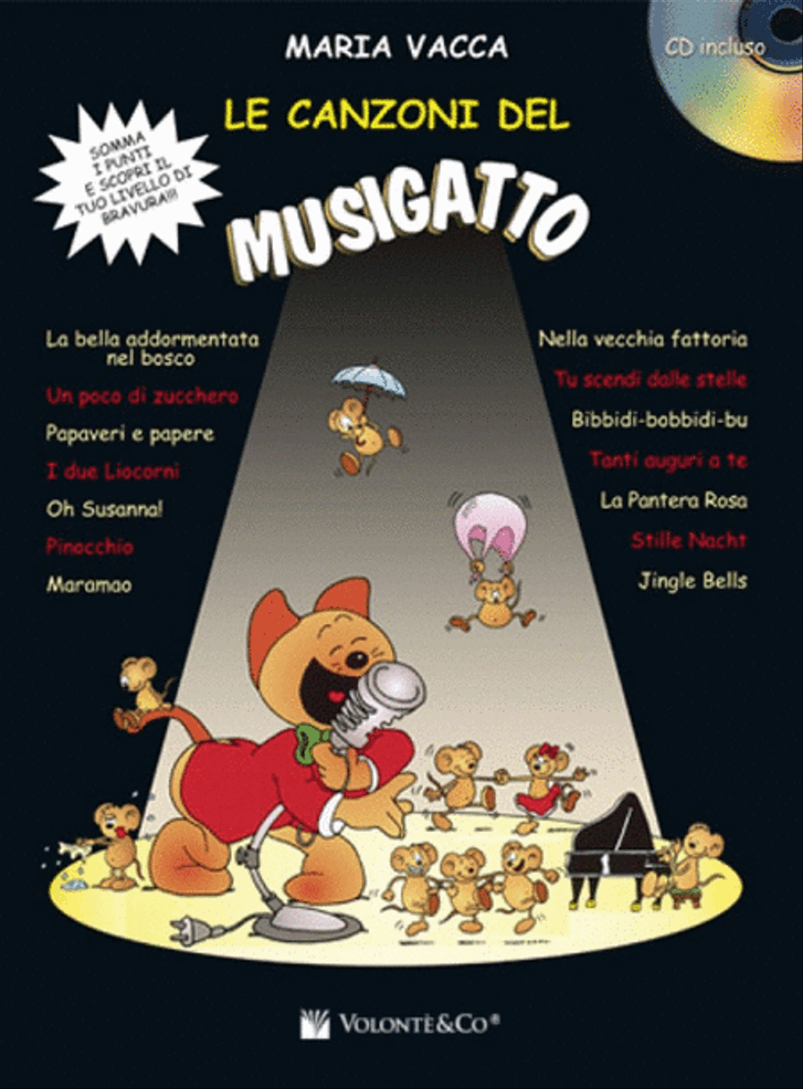 Le Canzoni del Musigatto - Vol. 1 Voice scores gallery preview page 1