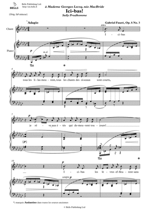 Ici-bas!, Op. 8 No. 3 (E-flat minor)