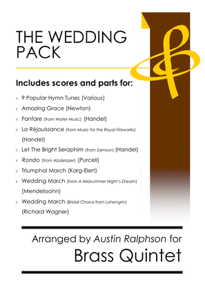 Book cover for The Wedding Pack - brass quintet book / bundle