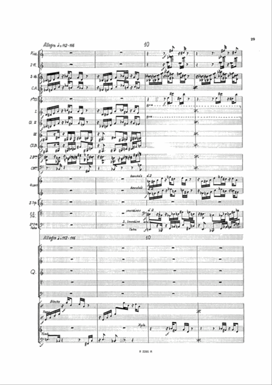 Chants de l'Apocalypse, Quintette de Cuivres Solo Set of Parts scores gallery preview page 21