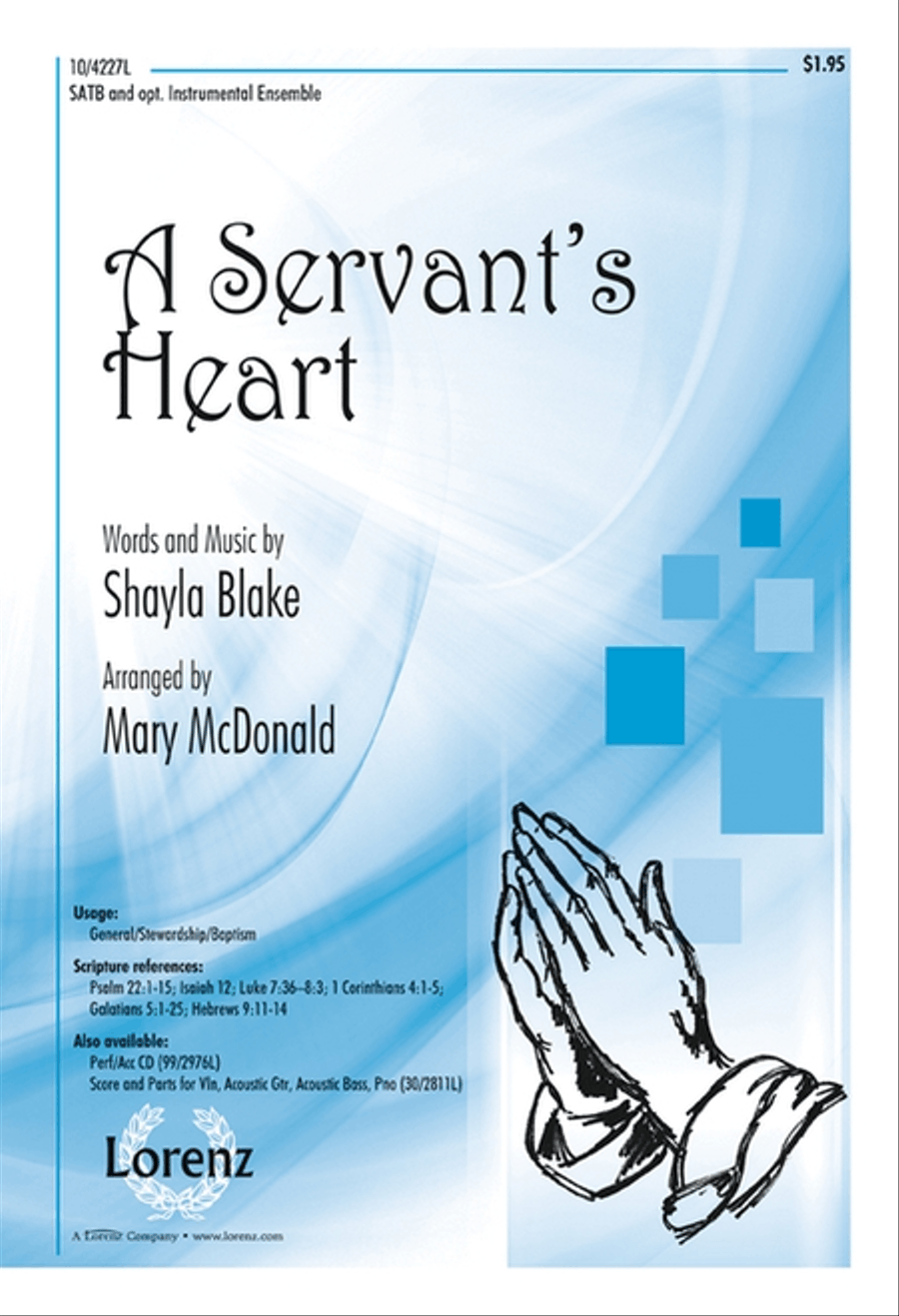 A Servant's Heart 4-Part scores gallery preview page 1