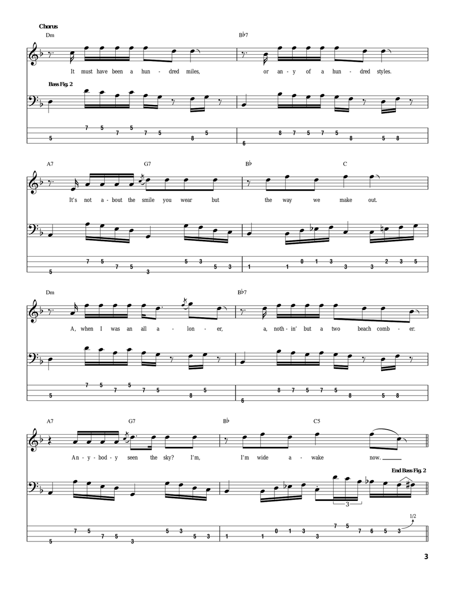 Hump De Bump Acoustic Guitar scores gallery preview page 3