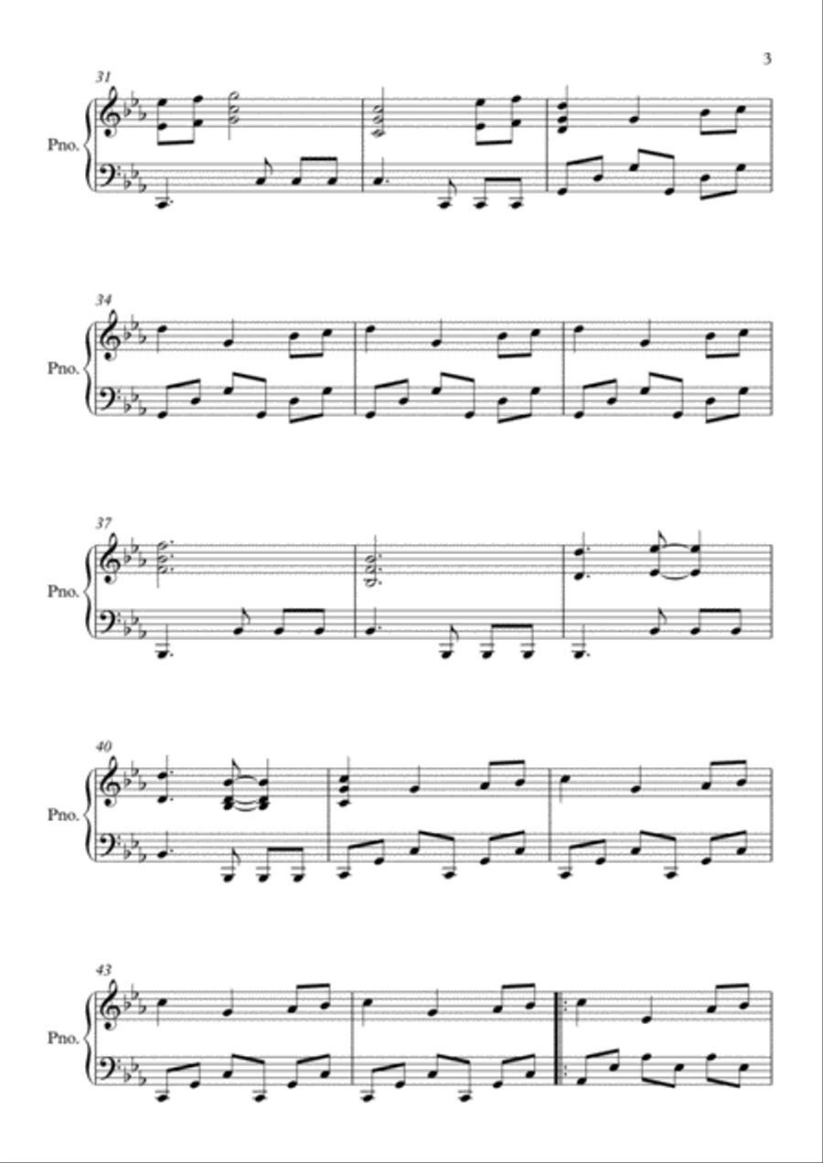 Game Of Thrones Game Of Thrones Piano Solo scores gallery preview page 3