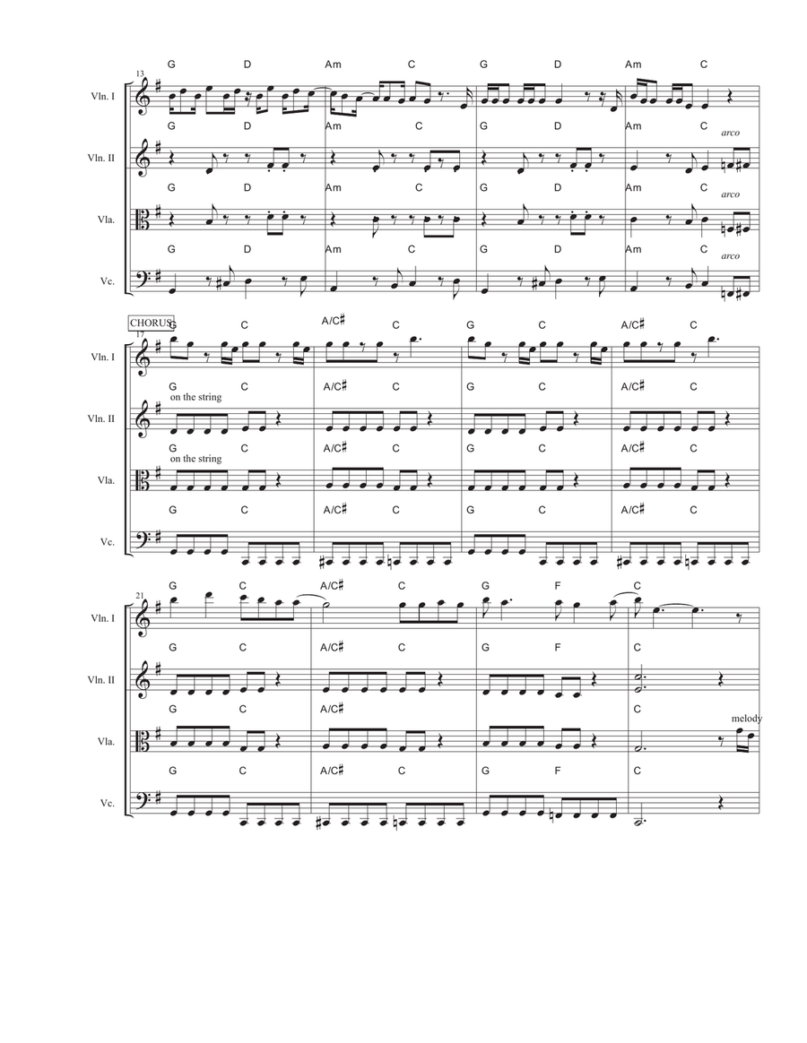 All Star All Star String Quartet scores gallery preview page 2