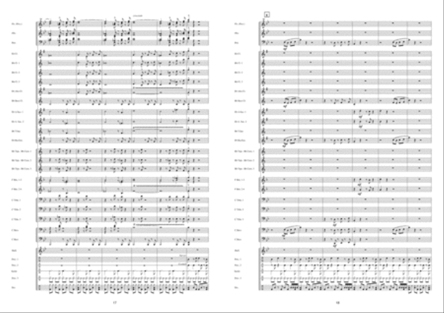 Olhos Verdes Concert Band scores gallery preview page 10