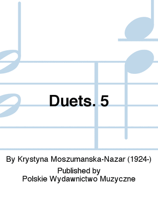 Book cover for Duets. 5