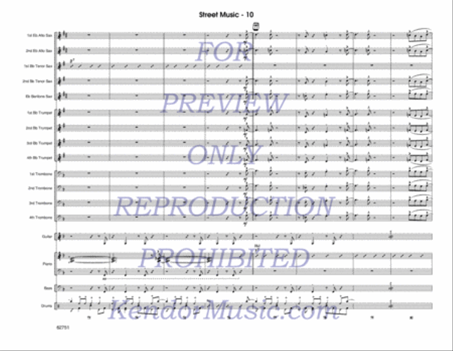 Street Music (Score) Street Music (Score) Jazz Ensemble scores gallery preview page 11