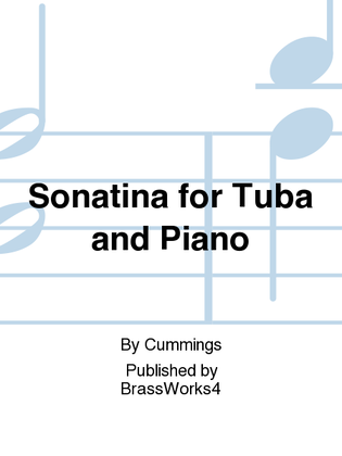 Book cover for Sonatina for Tuba and Piano