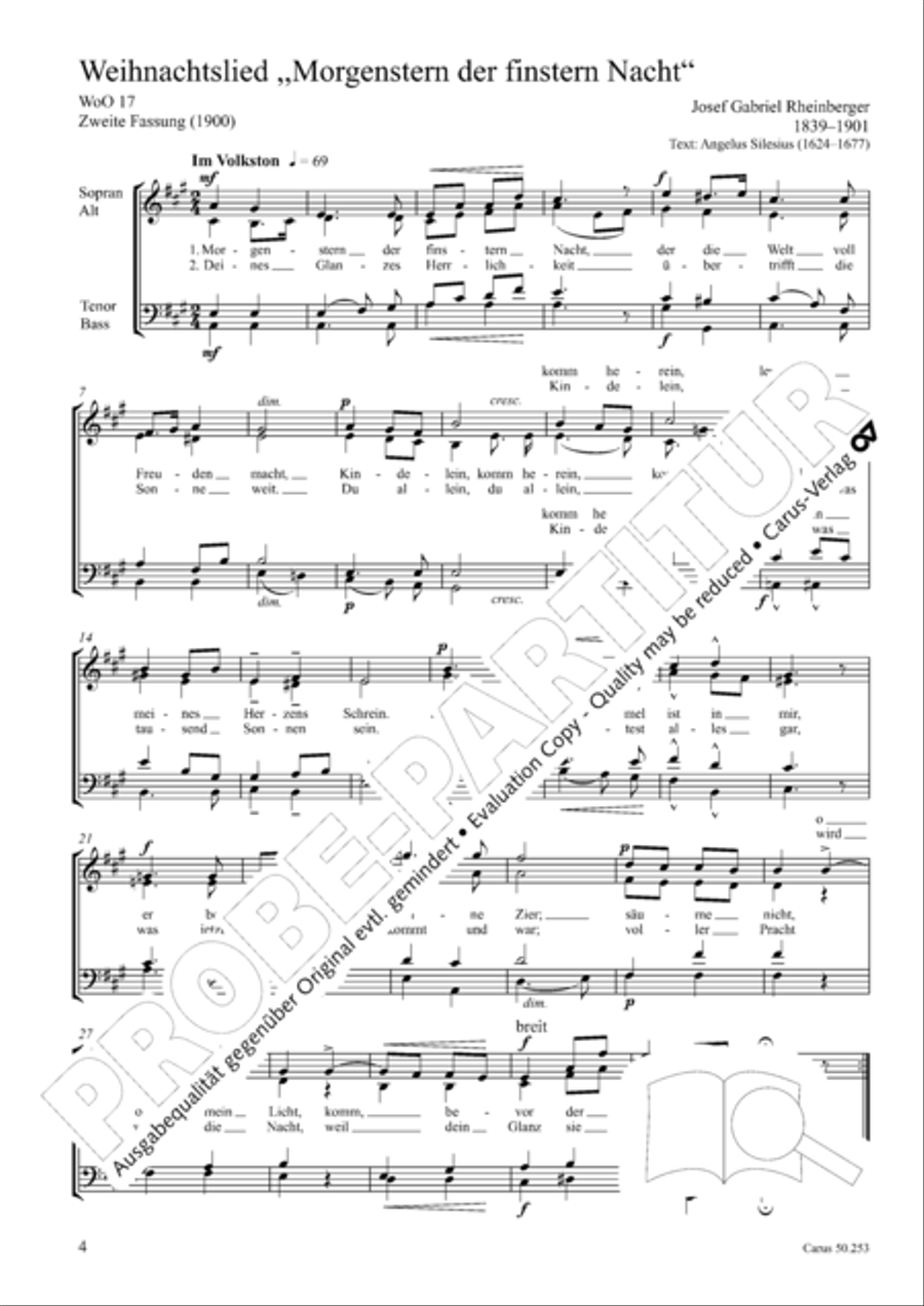 Rheinberger: Christmas Carol 