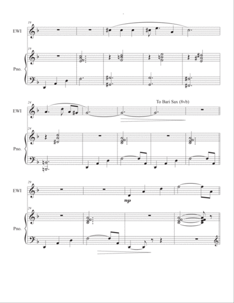 Footprints Piano scores gallery preview page 3