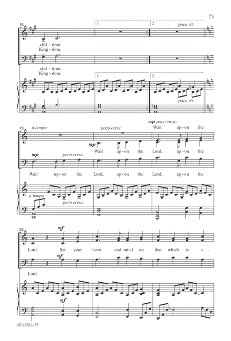 10 More Anthems for about 10 Singers 3-Part scores gallery preview page 75