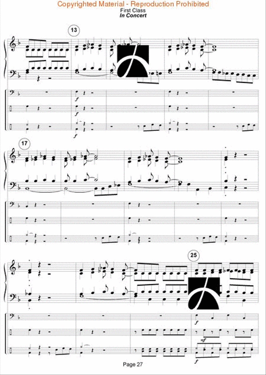 First Class - In Concert Concert Band scores gallery preview page 28