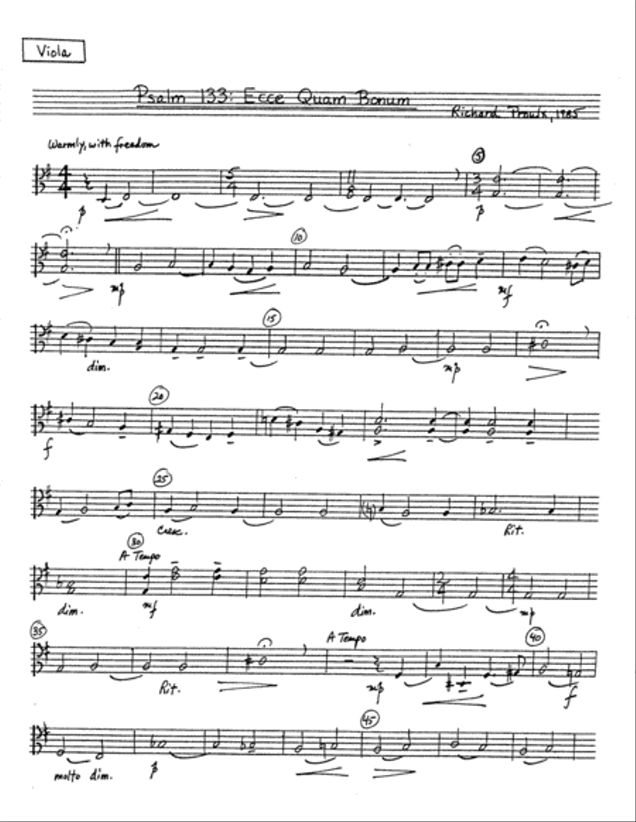 Psalm 133 Psalm 133 Choir scores gallery preview page 5