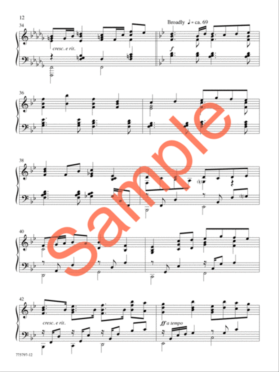 A Journey of Faith Piano Solo scores gallery preview page 11