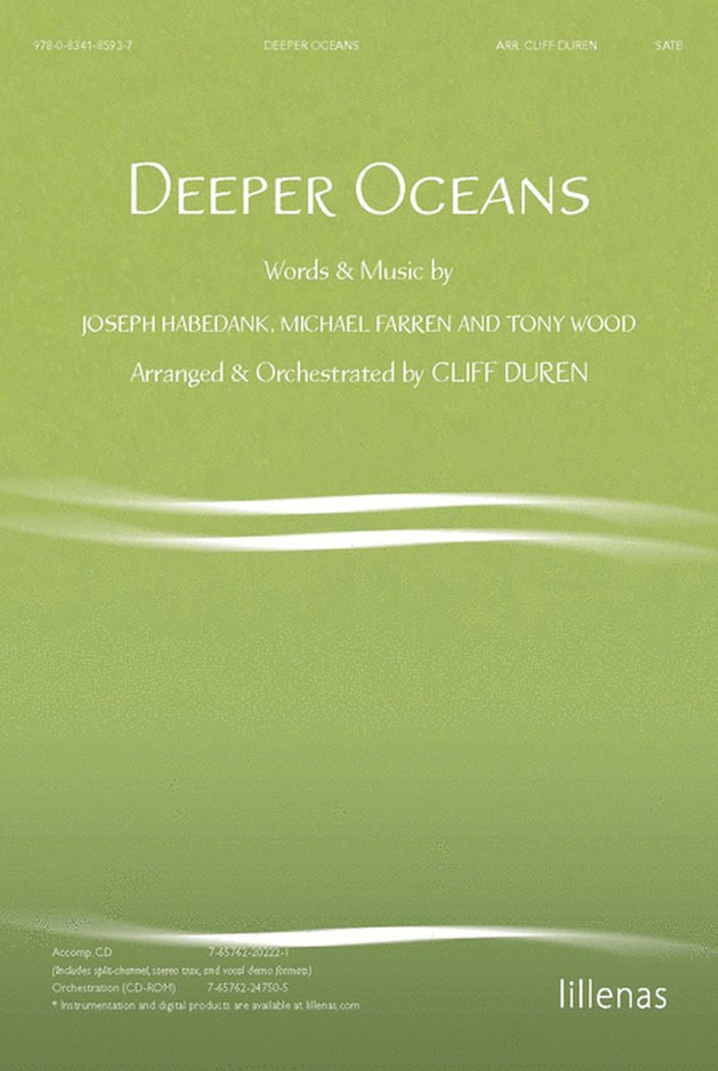 Deeper Oceans - Accomp. CD (Stereo, Split-Channel, & Demo) [Duren, Cliff]