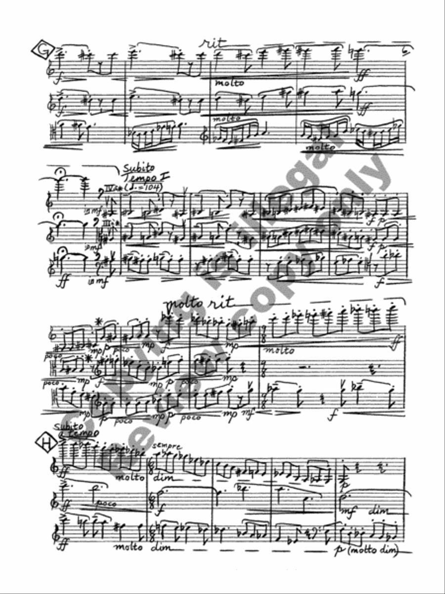 Images from Stillness String Trio scores gallery preview page 9