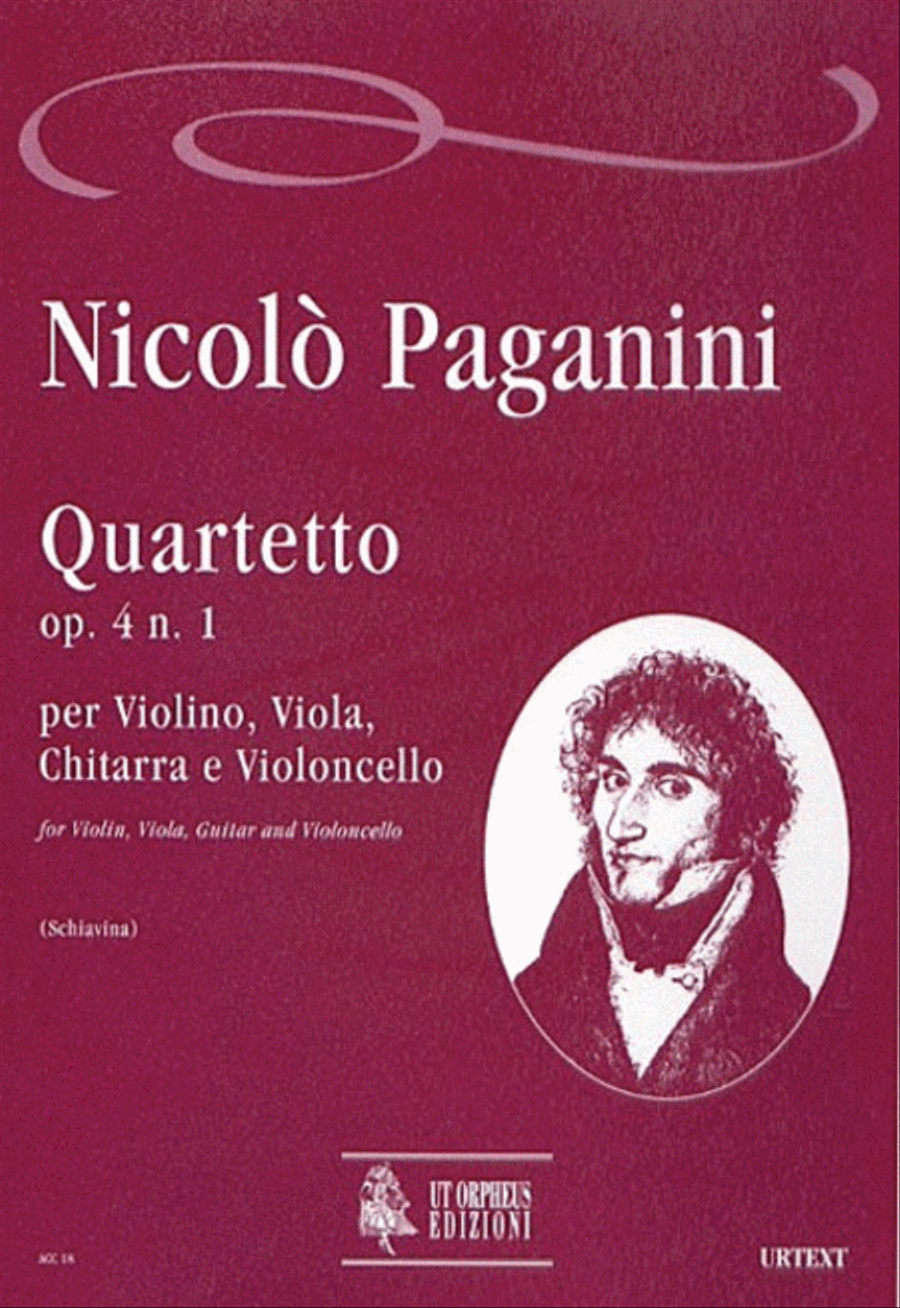 Quartet Op. 4 No. 1 for Violin, Viola, Guitar and Violoncello String Orchestra scores gallery preview page 1