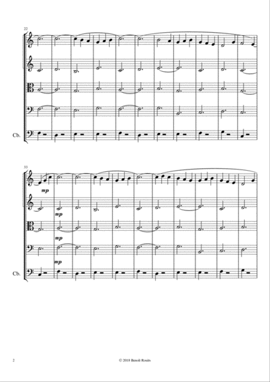 La lettre La lettre String Quartet scores gallery preview page 2